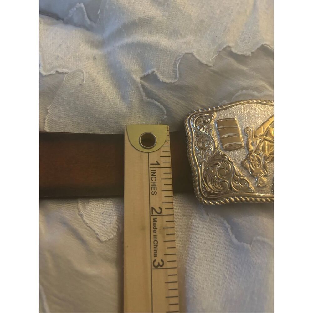 Leegin Leather Western Belt Brown - Picture 7 of 14